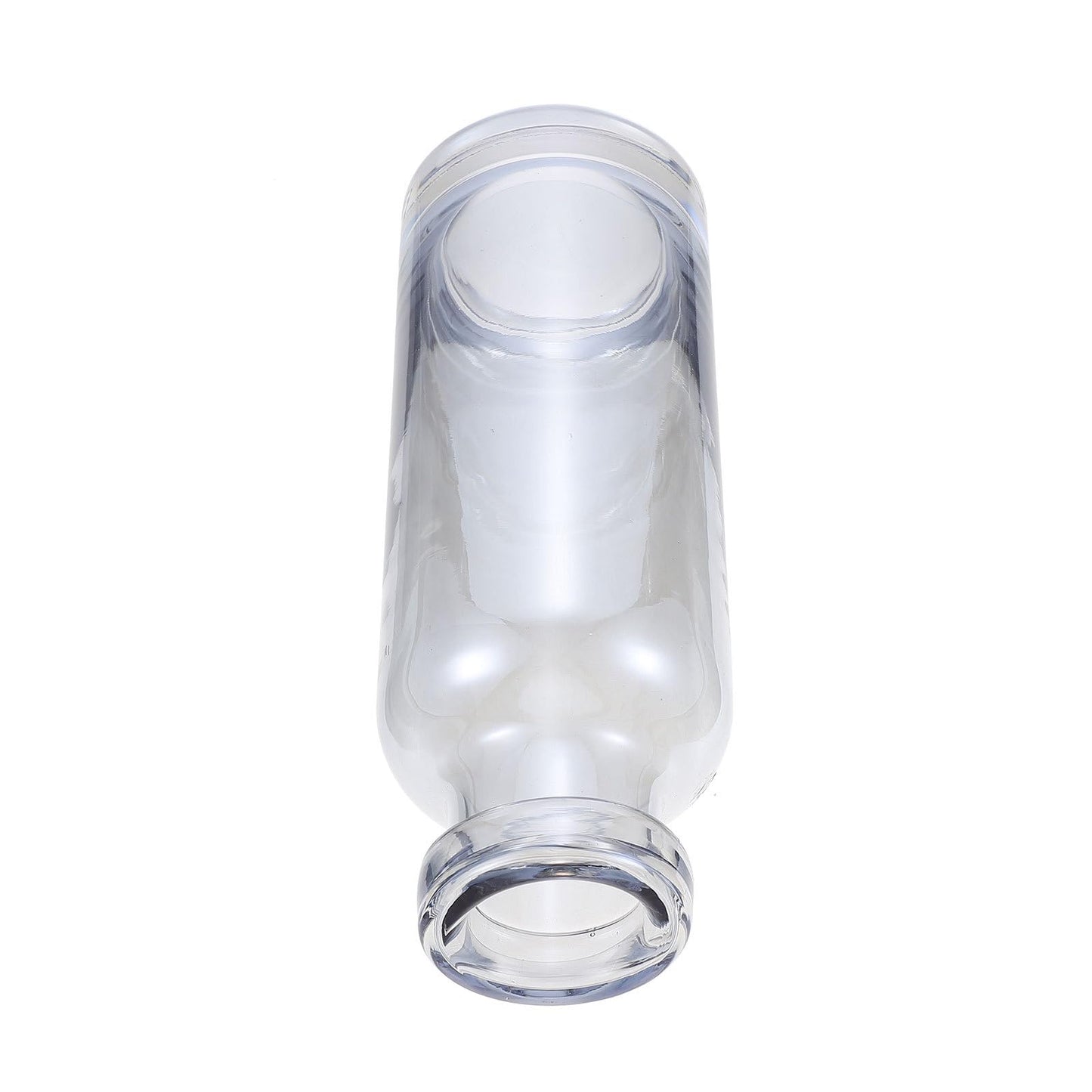 Toyvian Glass Hydroponic Vase for Desktop Plants, Small Ocean Blue Glass Planter, Home and Garden Decoration Terrarium