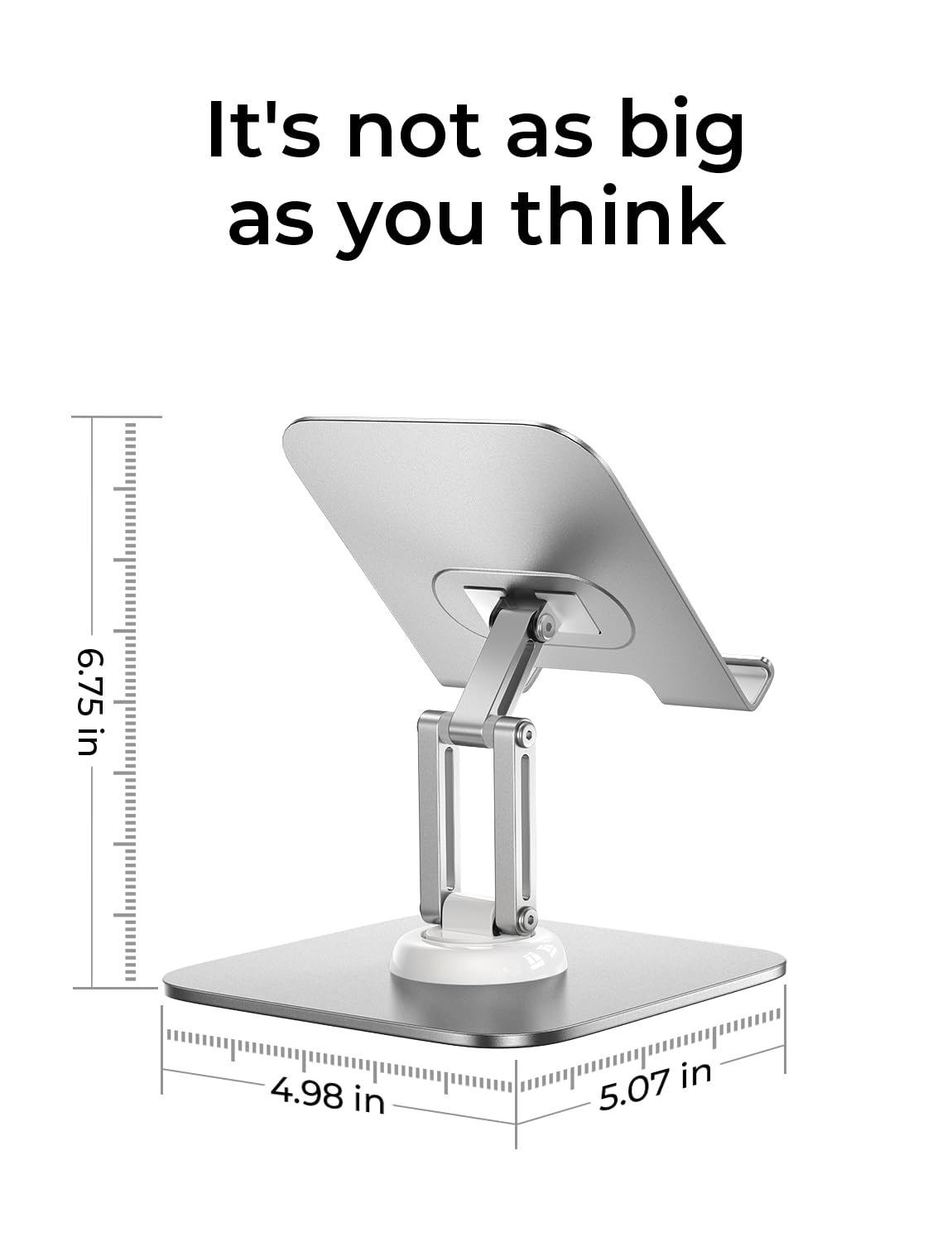 LISEN for iPad Stand Holder Adjustable Tablet Stand for Desk, 2026 Kids for iPad Accessories Rotating Display Stand PC Office Accessories for Desk Women Gifts Kindle Tablet PS Switch iPhone 11"-4.7"