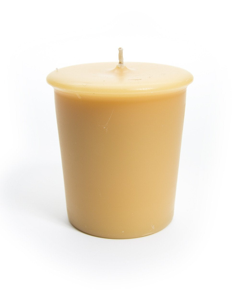 Pumpkin Souffle Soy Votive Candles - Scented with Natural Fragrance Oils - 6 Beige Natural Votive Candle Refills - Bakery & Food Collection