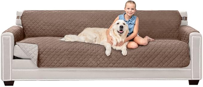 Sofa Shield® Couch Slip Covers for Dogs, Reversible Furniture Protector