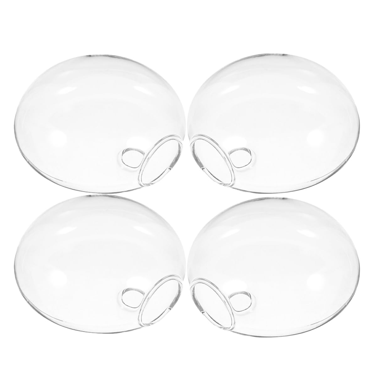 Ciieeo 4pcs Unique Hydroponic Vase Wall Planter Glass Terrarium Jar Modern Vase for Indoor Plants Wall Decor