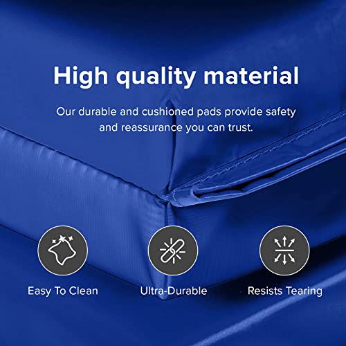 We Sell Mats - 4 ft x 8 ft x 2 in Personal Fitness & Exercise Mat for Home Workout - Lightweight and Folds for Carrying – All Purpose Home Gym Mat – Thick Mat for Yoga, Pilates, Stretches, and Floor Exercises
