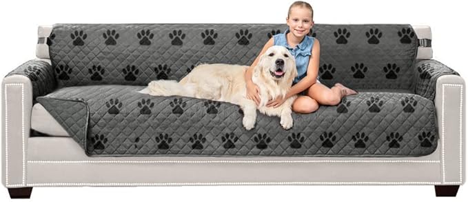 Sofa Shield® Couch Slip Covers for Dogs, Reversible Furniture Protector