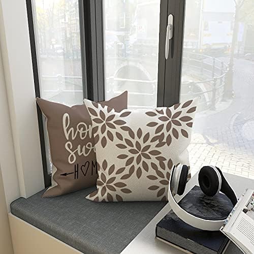 YCOLL Pillow Covers 20x20 Set of 4, Modern Sofa Throw Pillow Cover, Decorative