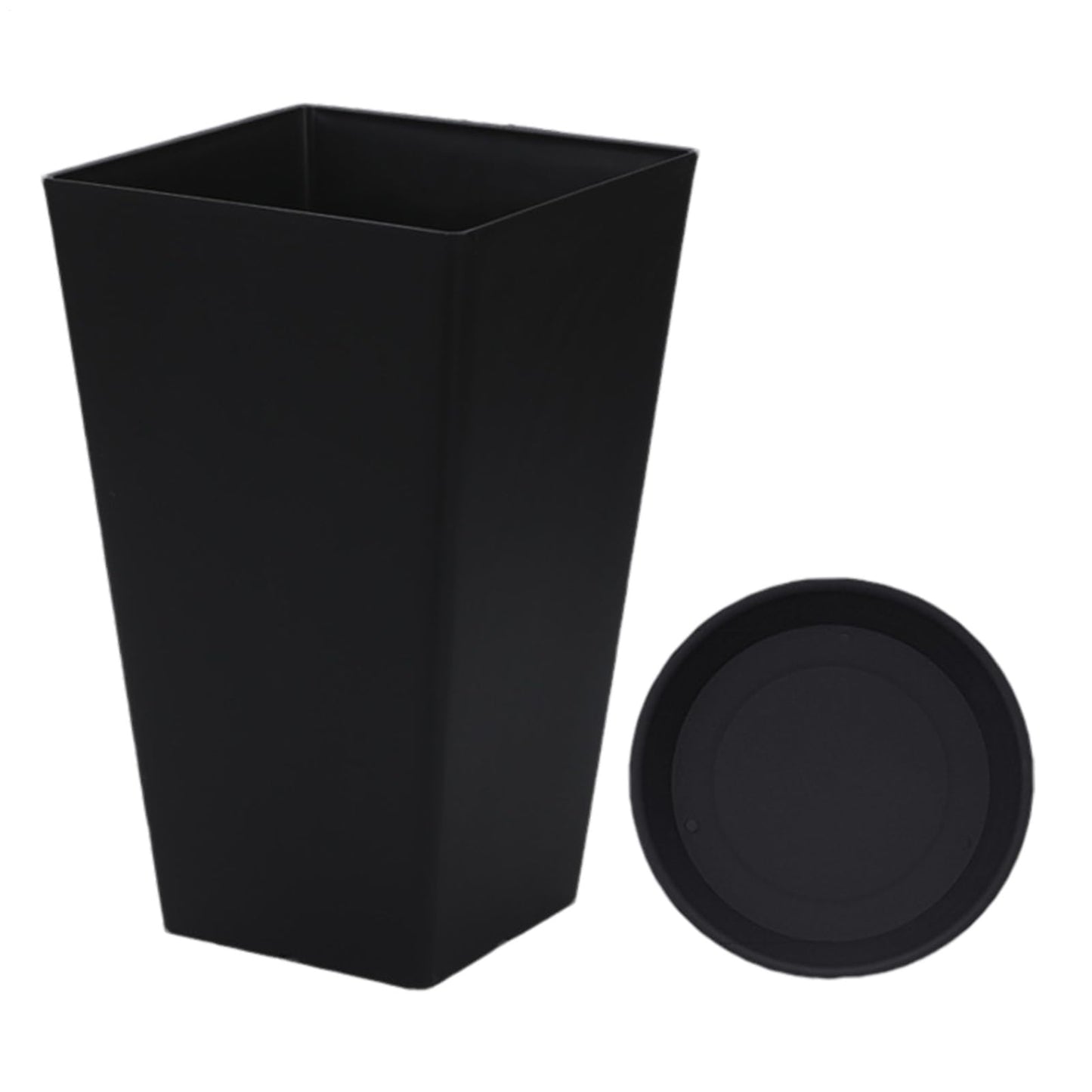 Square Flower Pot, Resin Flower Pot Box, Square Planter for Outdoor Plants, Boxes for Front Porch, for Patios, Decks Outdoor Spaces