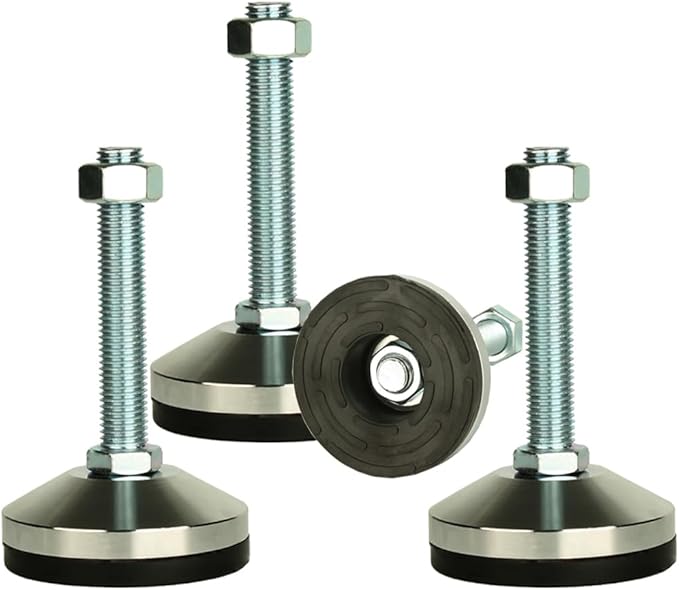 Heavy Duty Leveling Screw Leg, Leg Leveler 3.14" Dia Base, Adjustable Leveling