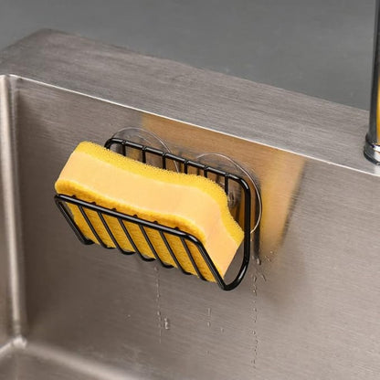 Toplife Sponge Holder for Kitchen Sink, Rust-Proof Suction Cup Sponge Caddy