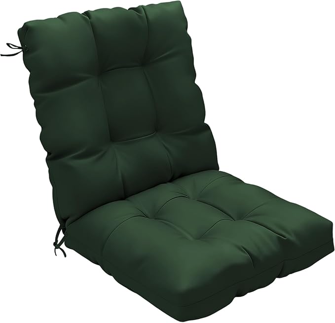 Outdoor Chair Cushion, High Back Soft Seat Pad