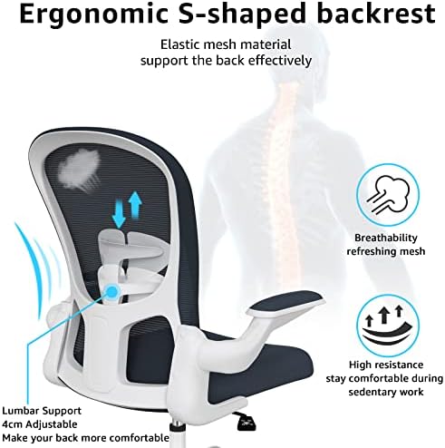 Ergonomic Office Chair, Comfort Swivel Home Office Task Chair, Breathable Mesh