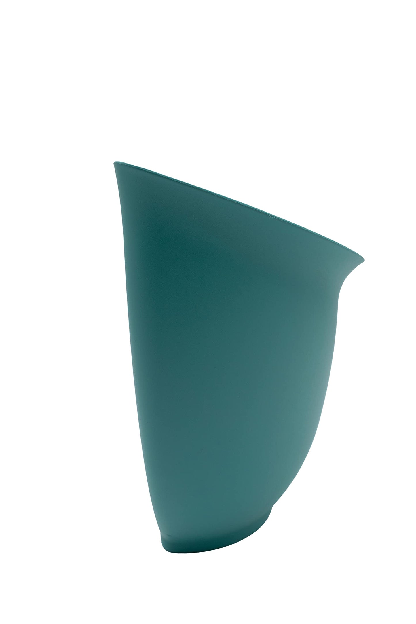 The HC Companies 8 Inch Garden Wall Planter - Plastic Hanging Plant Pot for Indoor Outdoor Flowers, Herbs, Dusty Teal