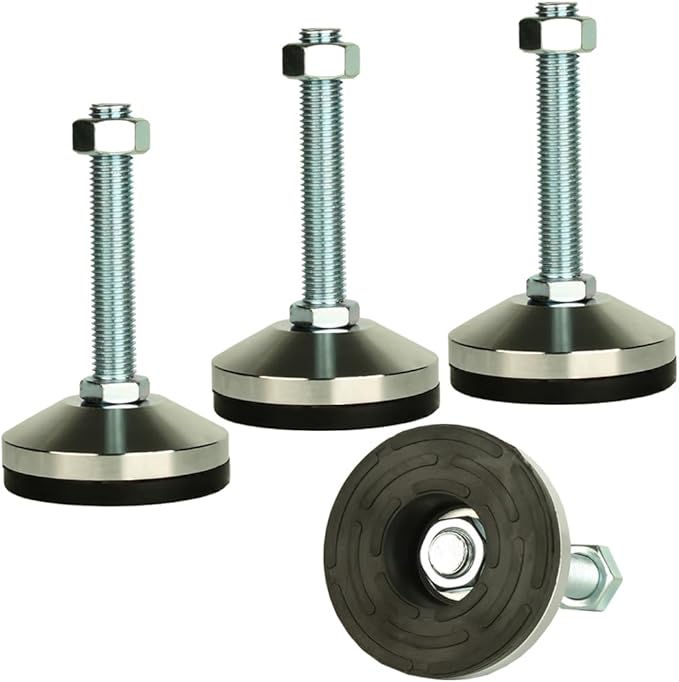Heavy Duty Leveling Screw Leg, Leg Leveler 3.14" Dia Base, Adjustable Leveling