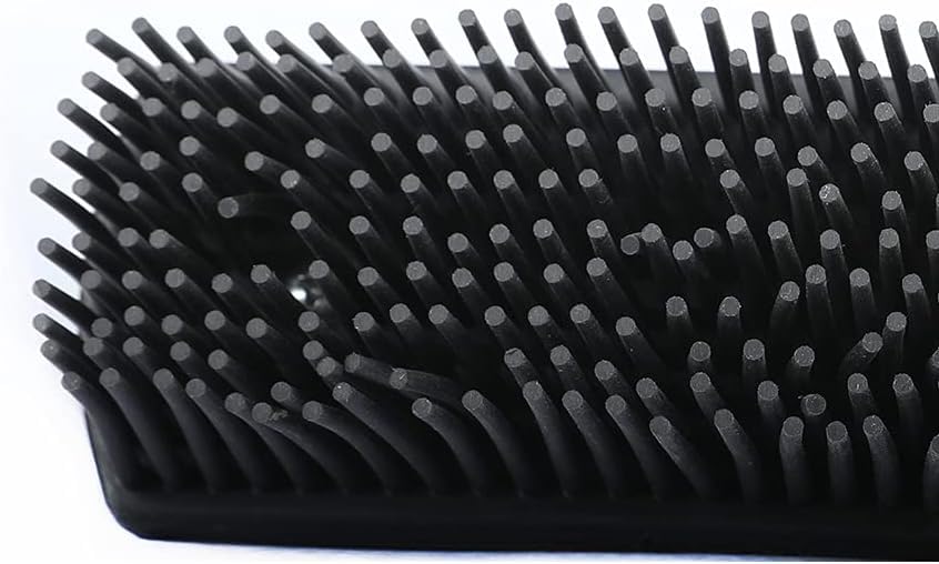 Godiyyer Rubber Pet Hair Removal Brush Lint & Hair Removal Cat Dog Hair Remover Brush Pet Hair Removal Tool Silicone Lint and Debris Remover for Cleaning,Grooming,Lint and Fur Removal,Home (Red&Black)
