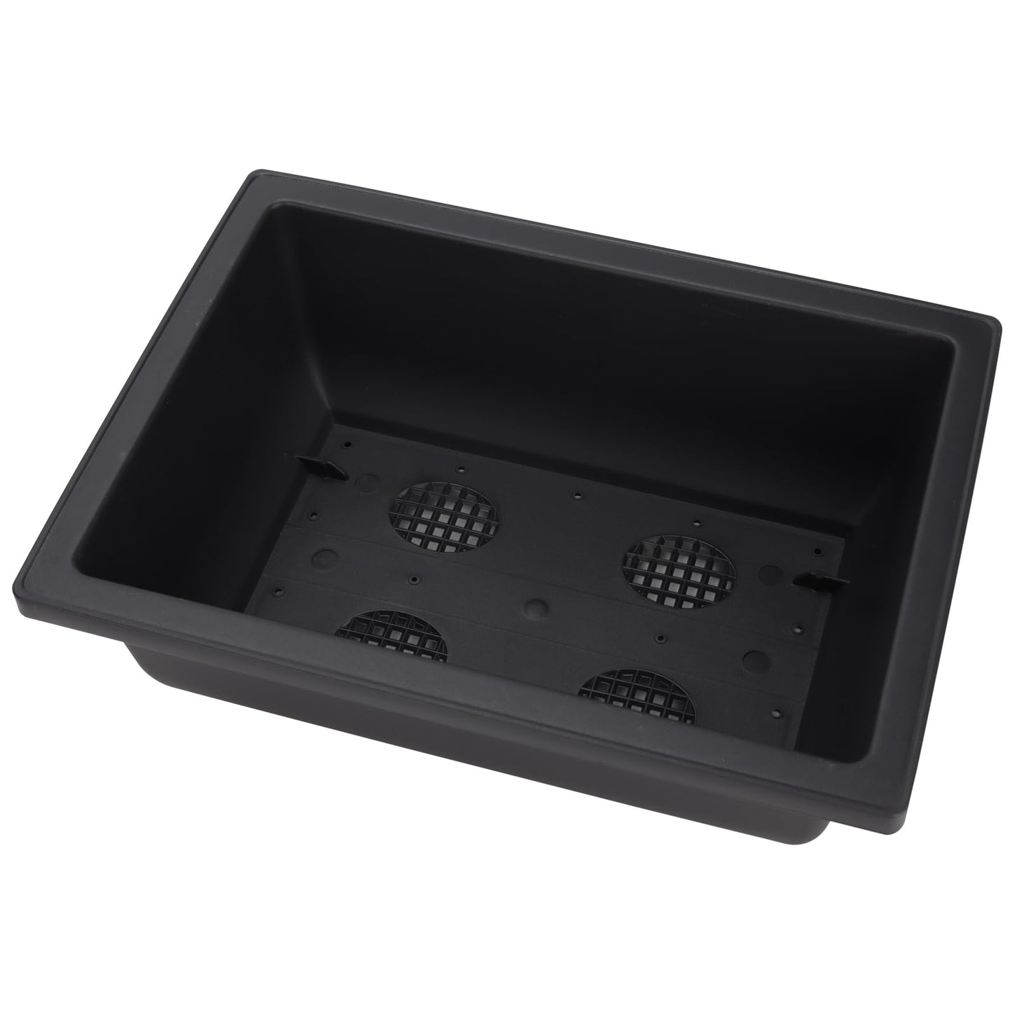 MANCHAP 3 Pack 11 Inch Large Plastic Bonsai Training Pots, Rectangular Bonsai Pot with Drainage Tray, Plant Flower Growing Bonsai Tree Planter for Garden, Yard, Home