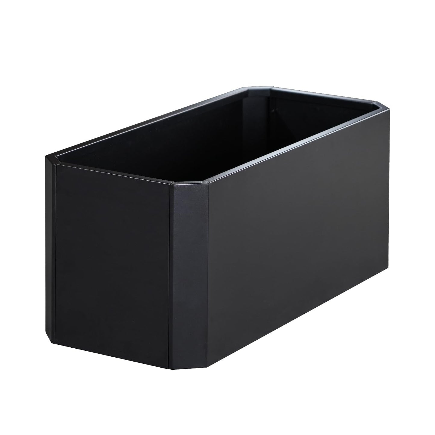 GJWCVL Steel Planter Box-36"x15"x15"-Large Rectangular Planter Indoor or Outdoor Black Matel Planter Box Commercial Residential for Patio Porch Deck Home Backyard