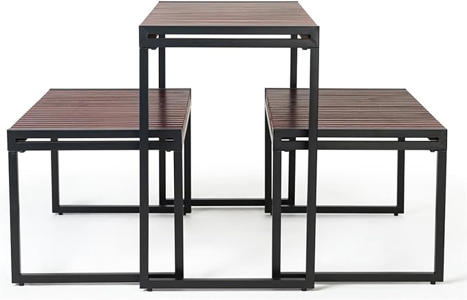 Displays2go Rustic Wooden Nesting Display Tables