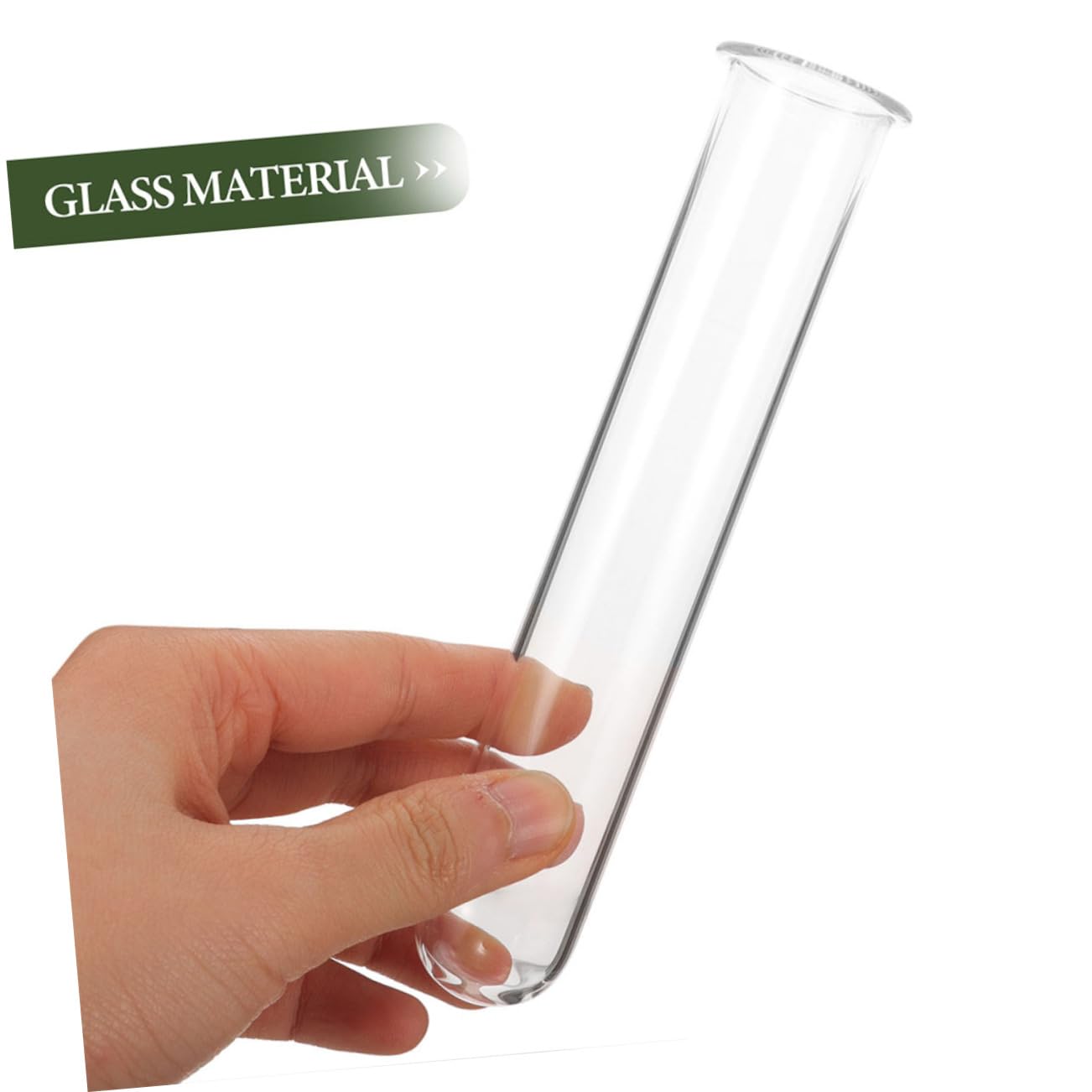 Alipis 5pcs Hydroponic Glass Test Tube Vases for Plant Propagation Transparent Glass Plant Vases for Home and Office Decor Sturdy Wear Floral Water Tubes Multi Use Desk Terrarium
