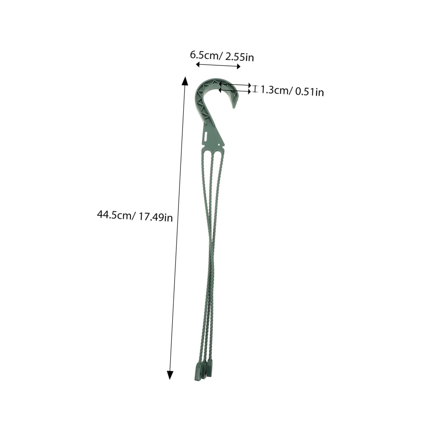 Mikikit 5pcs Hanging Flower Pot Hooks Lightweight Planter Hanger for Garden Home Use for Shelves Balconies and Terraces Versatile Plant Holder for Indoor and Outdoor Decor