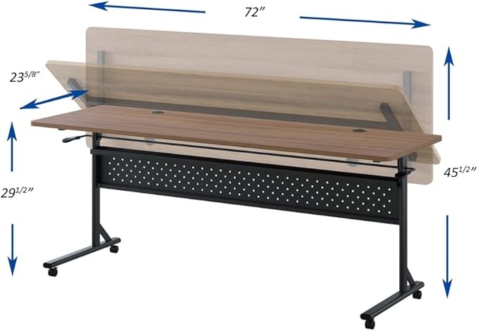 Lorell Shift 2.0 Flip & Nesting Mobile Table