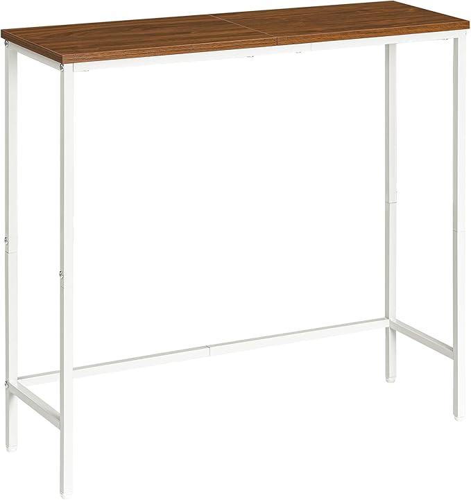 HOOBRO Narrow Console Table, 29.5" Small Entryway Table, Thin Sofa Table