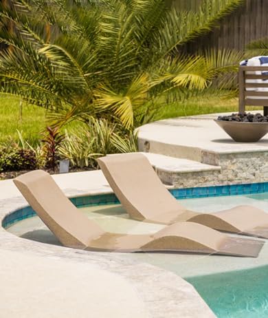 Aqua Outdoors- in-Pool Chaise Lounger