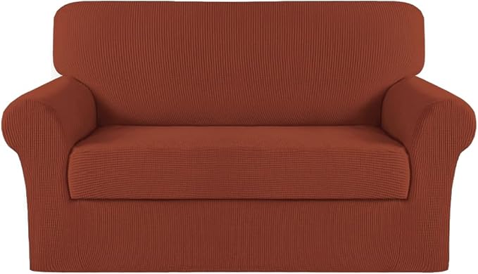 Turquoize Stretch Sofa Slipcover 2 Pieces Sofa Cover Couch Cover