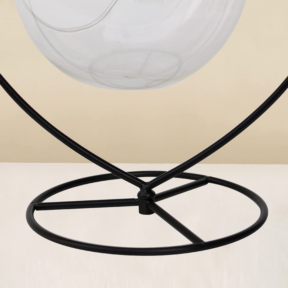 WOCTDTHW Ornament Display Stand Holder Iron Hanger for Chrismas Hanging Glass Globes (Love Shape Large 2 Pcs)