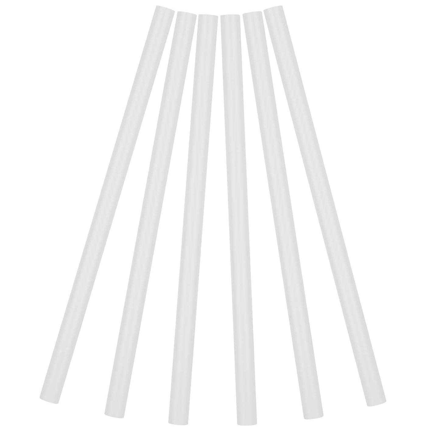 CKVIHAV 6Pcs 1/2 Inch PVC Pipe 17" Long Sch40 Industrial Pipes for Home DIY, Greenhouse, Garden, Farm, Workshop, Furniture Grade, White (0.50" x 17"L)