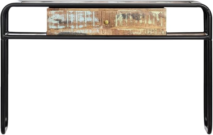 Console Table 46.5"x11.8"x29.5" Solid Reclaimed Wood End Table End Tables