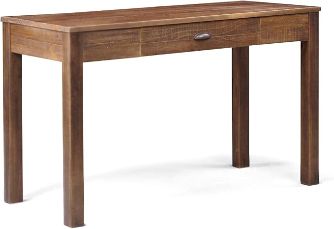Grain Wood Furniture Montauk Desk/Dressing Table, Rustic Walnut
