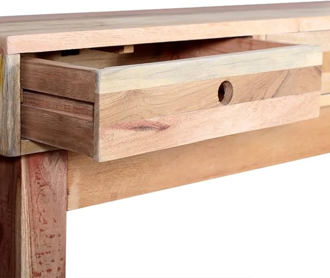 SKM Console Table Solid Reclaimed Wood