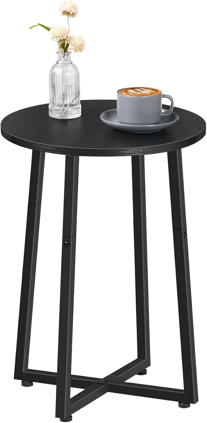 HOOBRO Side Table, Round End Accent Table