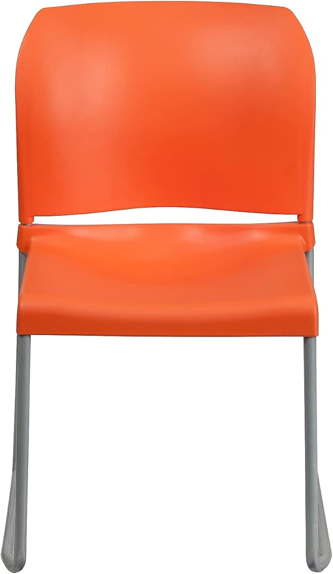 Flash Furniture HERCULES Series 880 lb. Capacity Orange Full Back Contoured