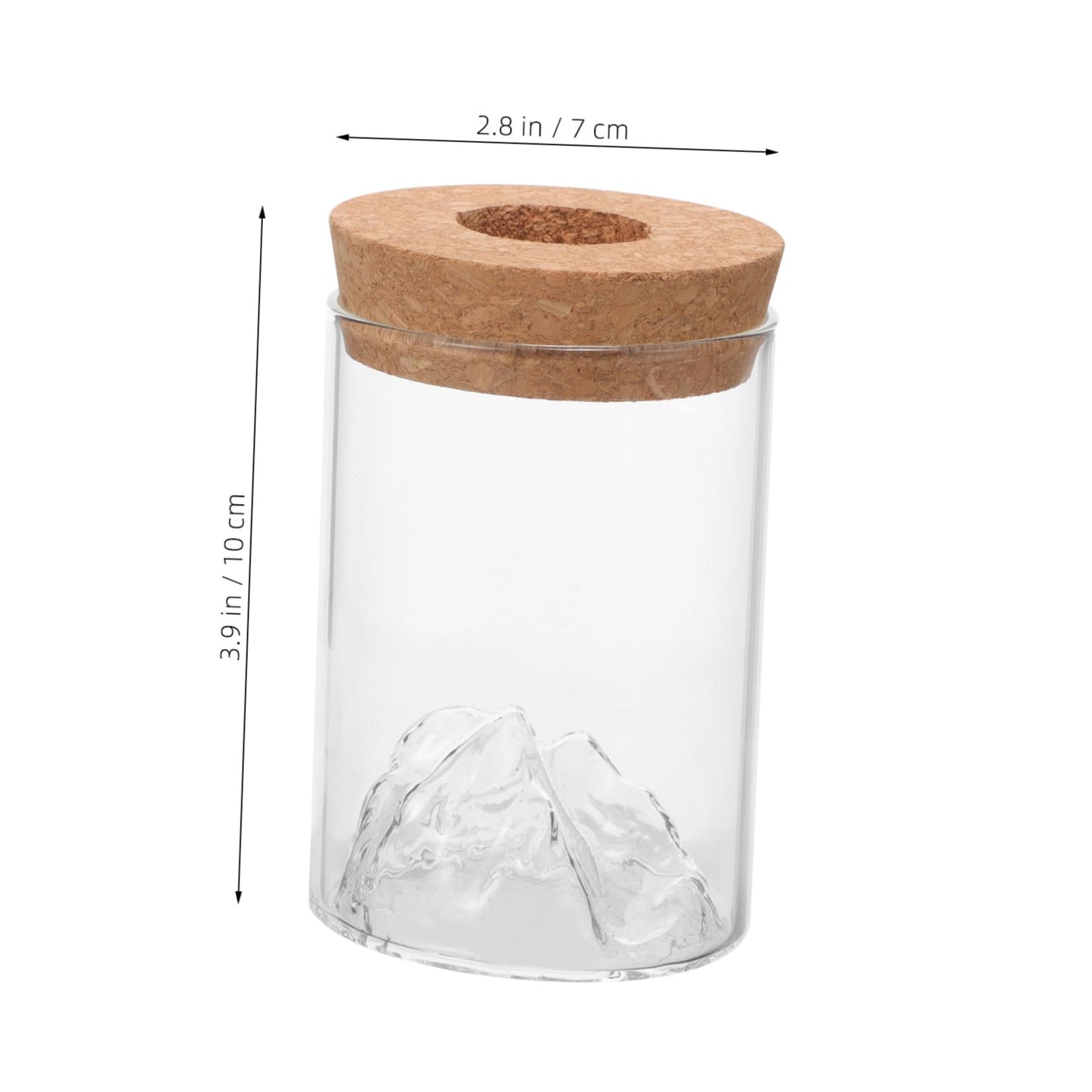 Yardenfun DIY Plant Terrarium Vase Glass Flower Holder for Bookshelf Decor Flower Arrangement Container