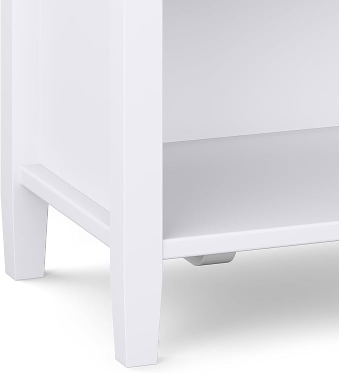 SIMPLIHOME Warm Shaker Bedside Table