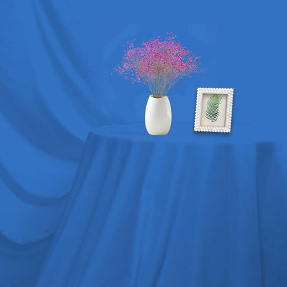 Blue Photo Backdrop for Photoshoot Blue Background for Photography Photo Backdrop Curtain for Party 5 x 7 FT