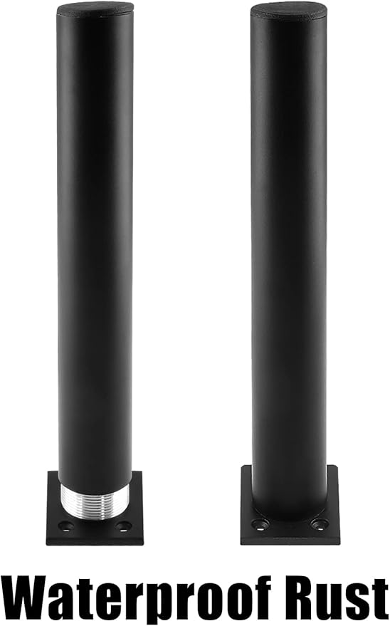 Set of 4 Furniture Legs 10 Inch, Adjustable Aluminum Alloy Cabinet Legs