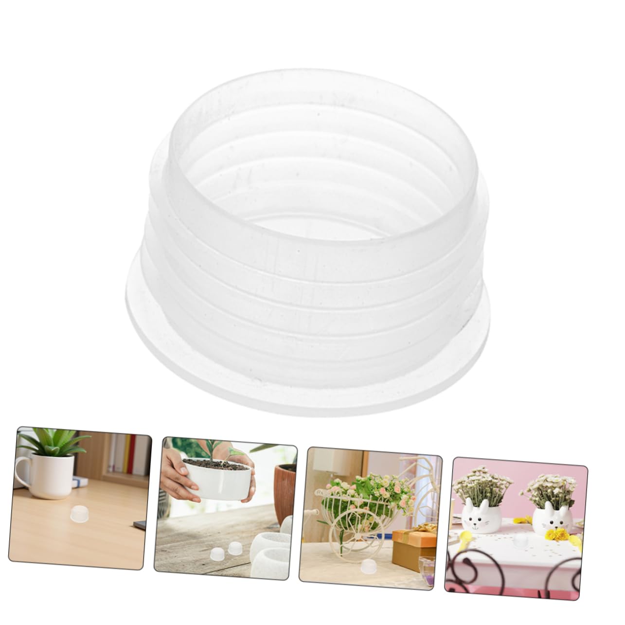 JOINPAYA 12pcs Reusable Round Water Stoppers for Planters Durable Plastic Sealing Plugs to Prevent Water Seepage Flower Pots Balcony Vegetable Boxes and Garden Use