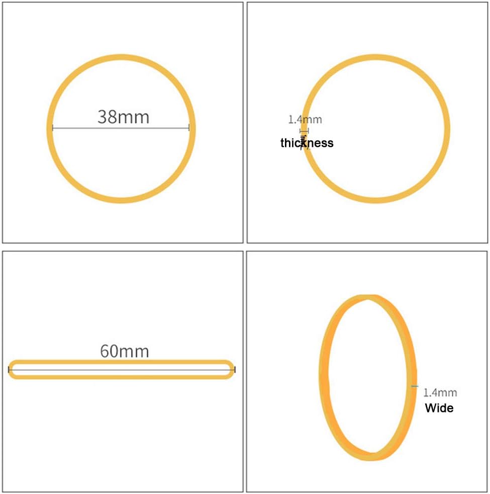 Rubber Bands Size16 Elastic Rubber Band #16 yellow 600Pcs rubber bands office supplies File Folders Litter Box