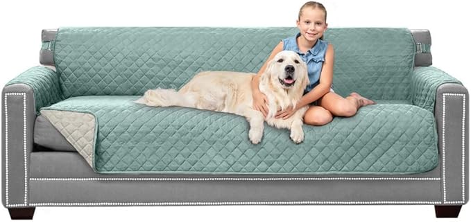 Sofa Shield® Couch Slip Covers for Dogs, Reversible Furniture Protector