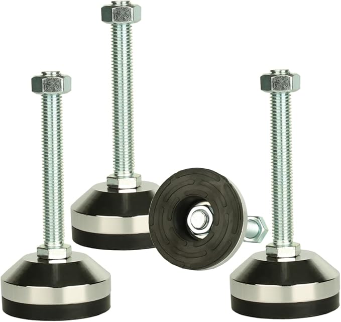 Heavy Duty Leveling Screw Leg, Leg Leveler 2.36" Dia Base, Adjustable Leveling