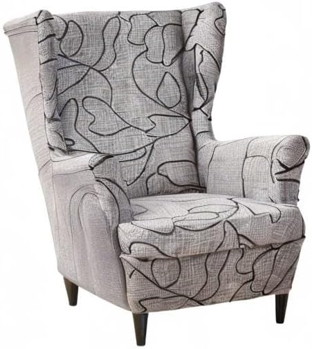 KRFOONN Wingback Chair Covers Slipcovers 2 Piece Stretch Wing Chair Covers