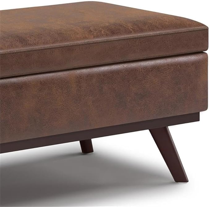 SIMPLIHOME Owen Lift Top Coffee Table Storage Ottoman