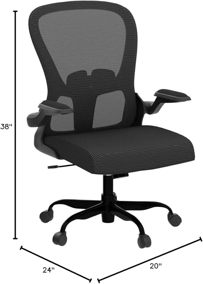 Ergonomic Office Chair, Comfort Swivel Home Office Task Chair, Breathable Mesh
