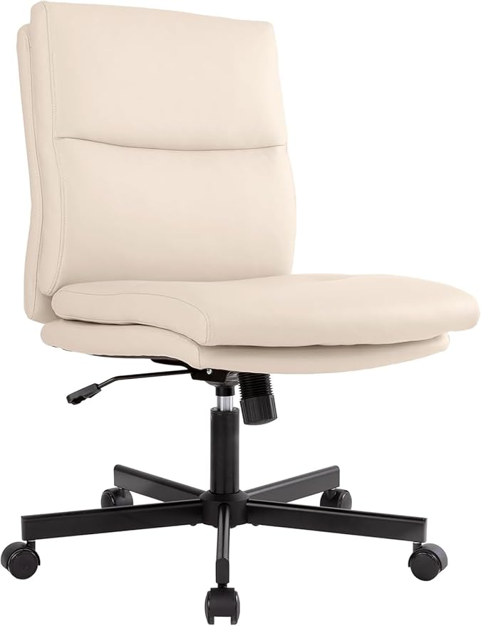 LUCKWIND Armless Office Desk Chair
