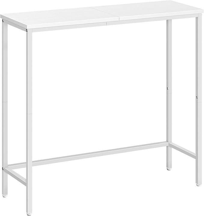 HOOBRO Narrow Console Table, 29.5" Small Entryway Table, Thin Sofa Table
