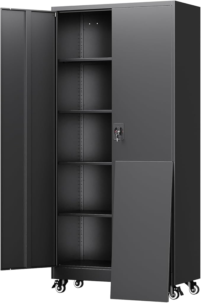 Yizosh Metal Garage Storage Cabinet