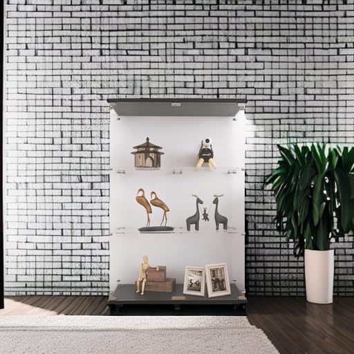 LFT HUIMEI2Y Glass Display Cabinet 3-Shelf