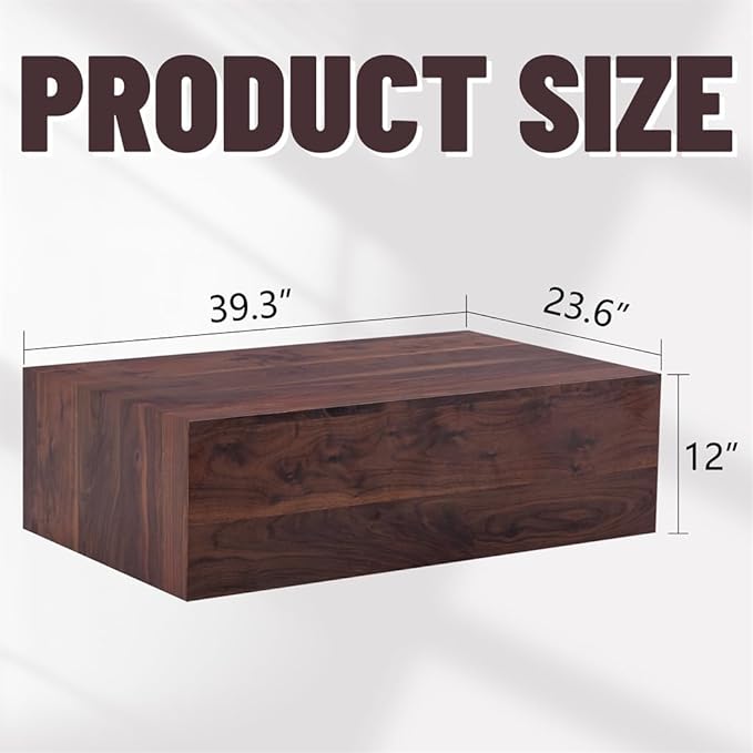 Coffee Table for Living Room Table, Modern Wood Coffee Table, Center Table