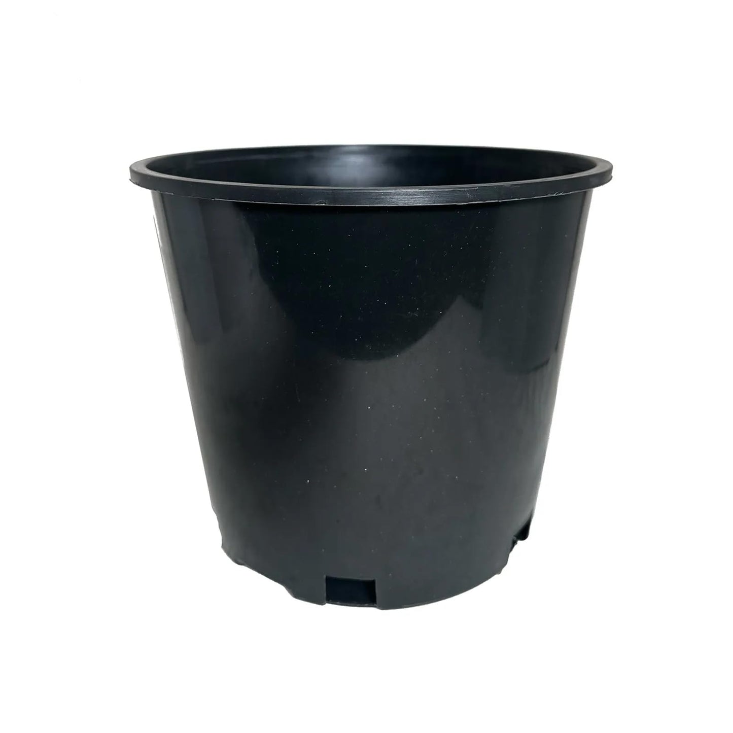 3 Gallon Nursery Pots - Professional Heavy Duty Injection Molded Plastic Plant Pots with Drainage Holes – 11 Inch Round Flower Pots for Shrubs, Perennials & Tropicals – Stackable (25)