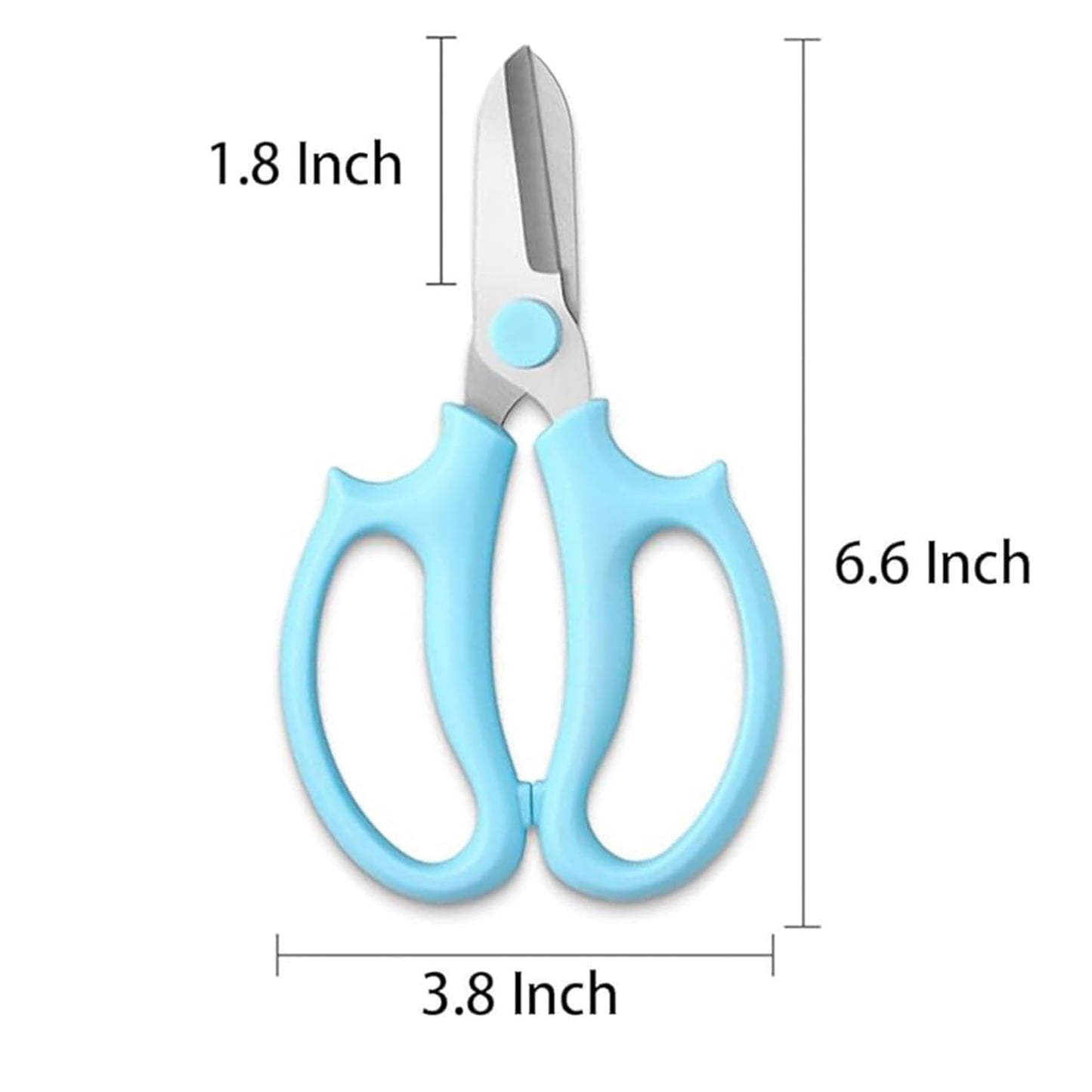 Floral Tool Kit, Rose Thorn Stripper Tool Garden Pruning Shears Scissors Kit, Glove for Floral Making Supplies,Use for Florist Supplies (Blue)